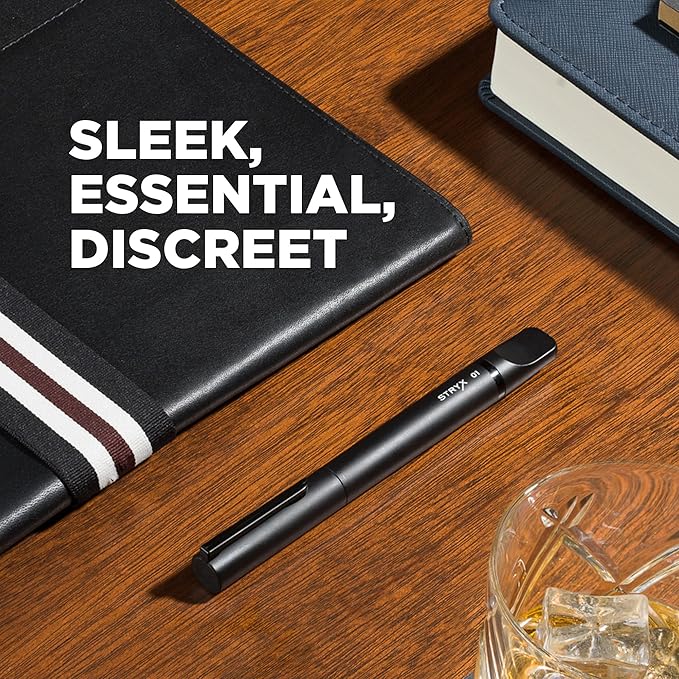 Stryx Concealer Stick Tool for Men, Dark Eclipse - Natural Pigments Hides Imperfections, Acne, Razor Burns, Scars, & Rosacea - Highly Adaptable Shades for Easy, Undetectable Coverage - All Skin Tones