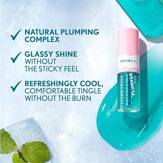 COVERGIRL Clean Fresh Yummy Gloss Plumper Bite-Sized Minis Kit - Minter is Coming & Freeze the Day
