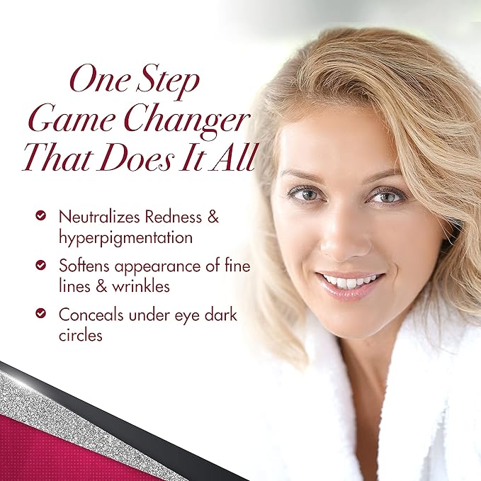 Ybf Beauty Neutralizing Creme - Concealer Makeup and Corrector - Even Skin Tone, Face Cover Up, and Under Eye Dark Circle Concealer - Neutralized Redness, Softens Appearance of Fine Lines and Wrinkles