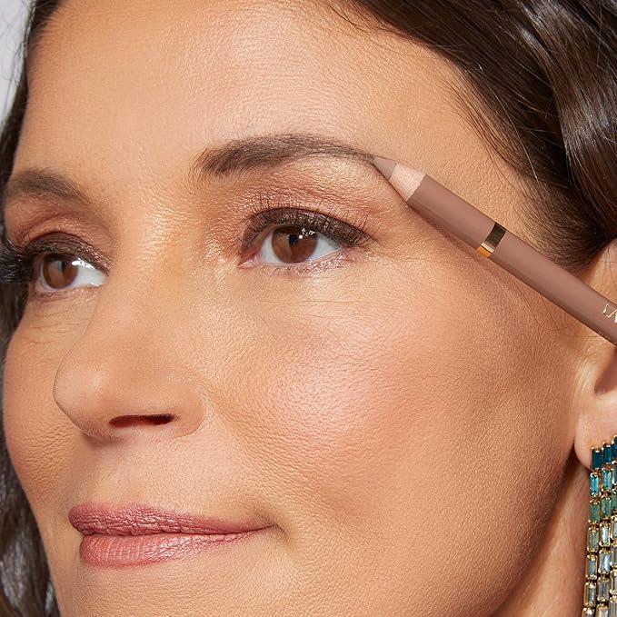 LAURA GELLER NEW YORK Bravo Brows Soft Pencil + Brush, Medium Brown