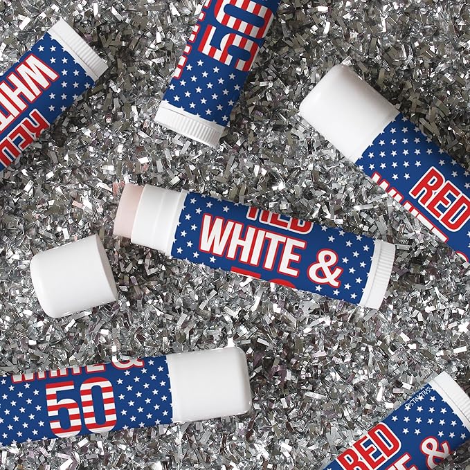 Red White and Blue 50th Birthday Supplies