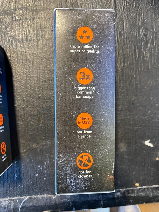 Duke Cannon Big Brick of Soap - Campfire, Smoky Hickory Scent, American-Made, Large Size, 10 oz. (3 Pack)