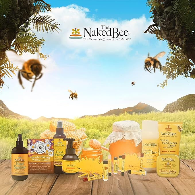 The Naked Bee Moisturizing Hand and Body Lotion, enriched with Orange Blossom(45 ml), Citron & Honey (1.5 oz), Coconut & Honey (1.5 fl oz), 3 Pack