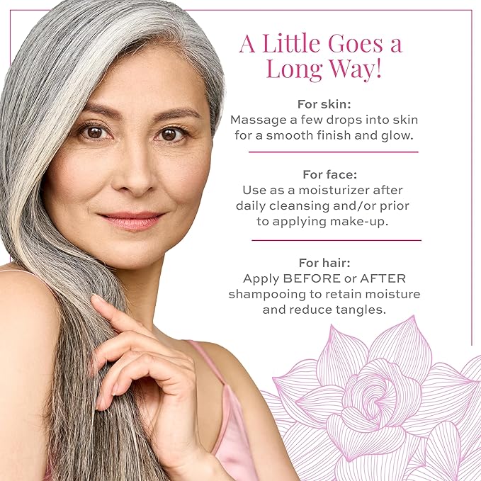 Maison 276 No. 8 Botaniques Multi-Purpose Moroccan Oil Moisturizer for Face, Body & Hair, After Bath & Shower Body Oil For Women & Men, Paraben Free, Sulfate Free, 4 Fl Oz