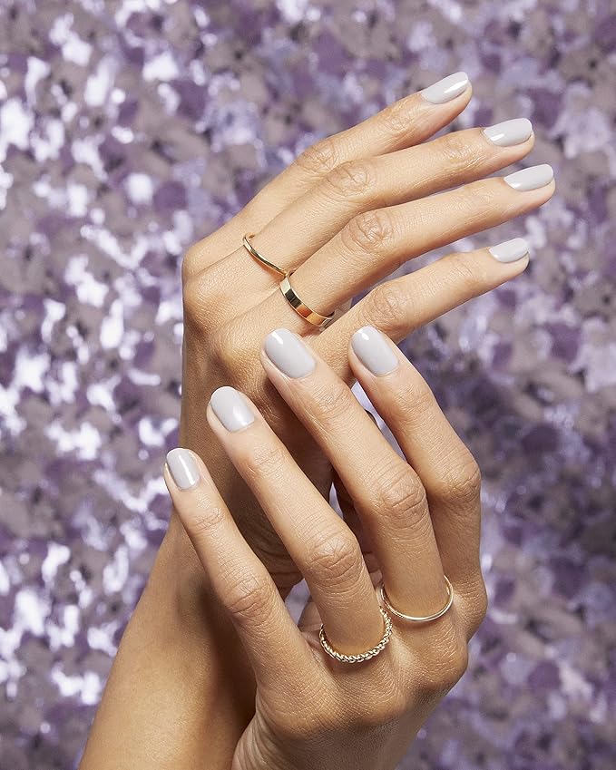 essie gel couture, Long-Lasting Nail Polish, 8-free Vegan, Fashion Freedom, Gray, Tassel Free, 0.46 fl oz