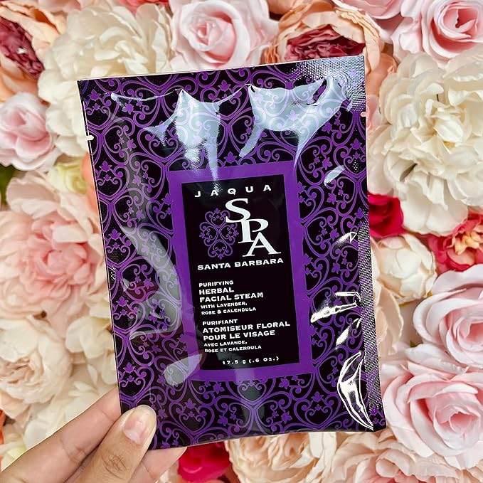 Jaqua Facial Steam Kit for Women – Herbal Sachets with Lavender, Rose & Calendula | Self-Care Spa Detox for Glowing Skin Signature | 4 Pack