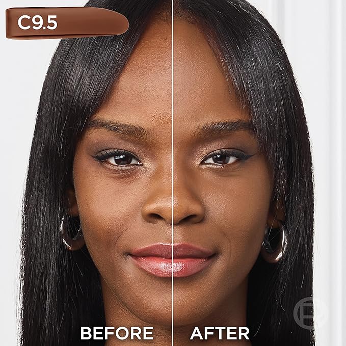 L'Oreal Paris True Match Super-Blendable Foundation, Medium Coverage Liquid Foundation Makeup, C9.5, Deep, 1 Fl Oz