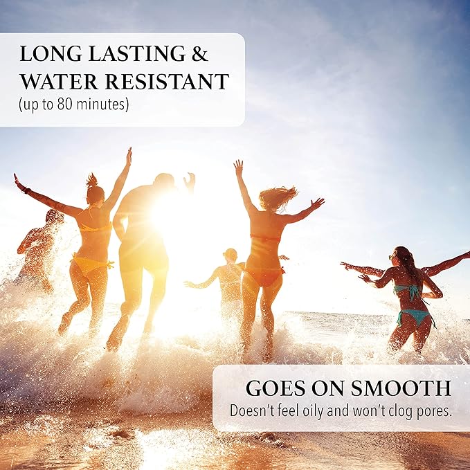 | Travel Size Sunblock® SunScreen Lotion SPF 35+ | Travel Sized All Natural Organic Zinc Unscented Sunscreen for Sun Protection | All Natural Personal Care (1.7 oz | Single)