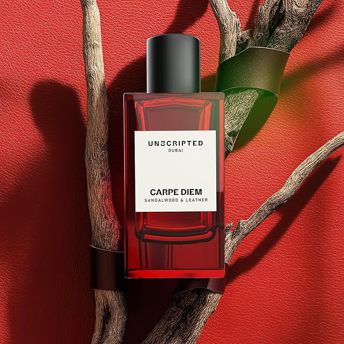 Unscripted. Carpe Diem - Perfume For Men And Women - Women Perfume with Amber, Cedarwood, Leather Notes - Bold, Long-Lasting Mens Cologne - 3.4 oz