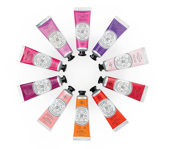 La Chatelaine 20% Shea Butter Hand Cream Travel Size, New Scent, Organic Argan Oil, Moisturizing, Nourishing, Repairing, Extra-Rich Hand Lotion, Made in France, Paraben Free, 1 oz / 30ml (Oud Rose)