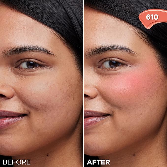 L'Oreal Paris True Match Lumi Le Liquid Blush, Intense Lightweight Blush Formula With Liquid Pigments, Dewy Rich Coral, 0.33 Fl Oz