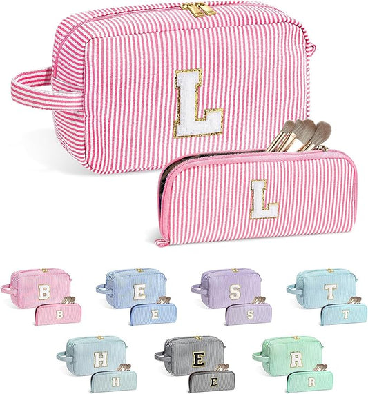 YOOLIFE Initial Makeup Bag for
