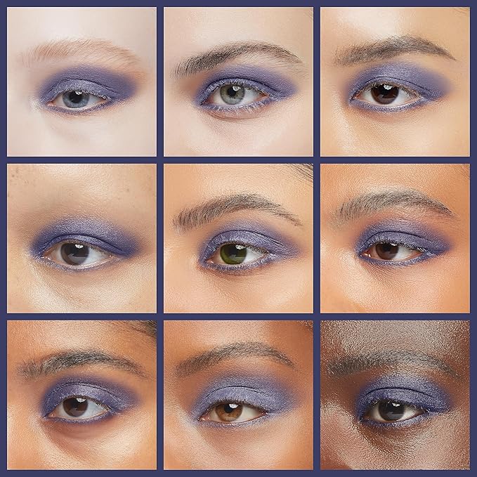 2 in1 Midnight Black Eyeshadow Stick Cream Shimmer Smooth Eyeshadow Pencil Hypoallergenic Waterproof Long Lasting Eye shadow (Midnight Black)