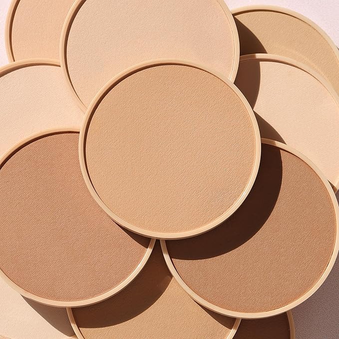 Wander Beauty Wanderlust Powder Foundation - Golden Medium - Blur & Even Skin Tone - Perfect & Hydrate With Hyaluronic Acid, Aloe, Honeysuckle, & Vitamin E - Lightweight, Buildable Coverage - 0.31 oz