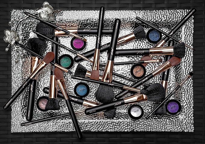 Professional Makeup Brush Set - Skone Luxe Pro Makeup Brushes, 14 pc Set