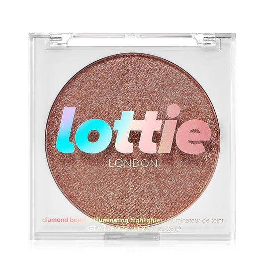 Diamond Bounce Highlighter, Powder, Glossy Finish, Rose Gold, Ounce, Palette
