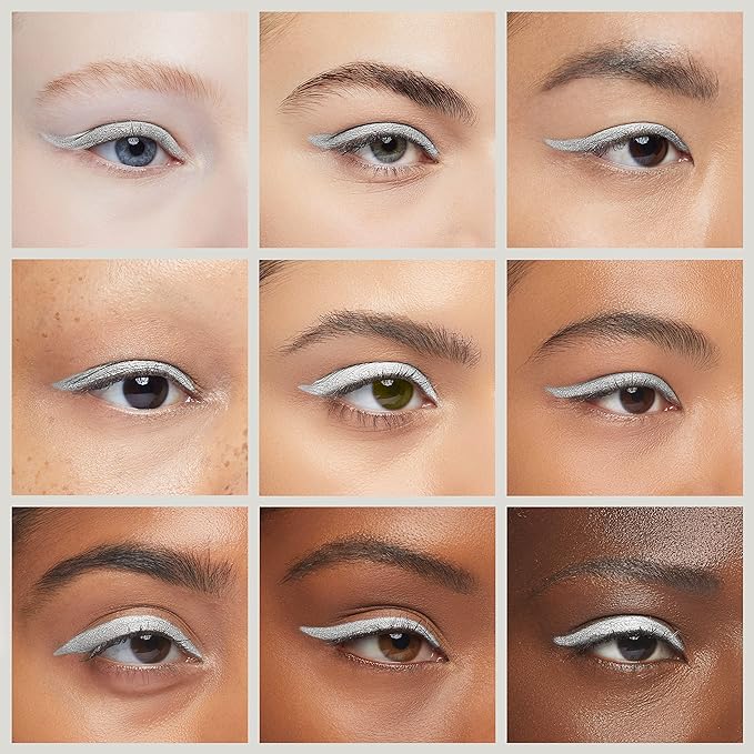 K7L Silver Shimmer Eyeliner Cosmetics - Waterproof Eyeliner Pencil - Disco