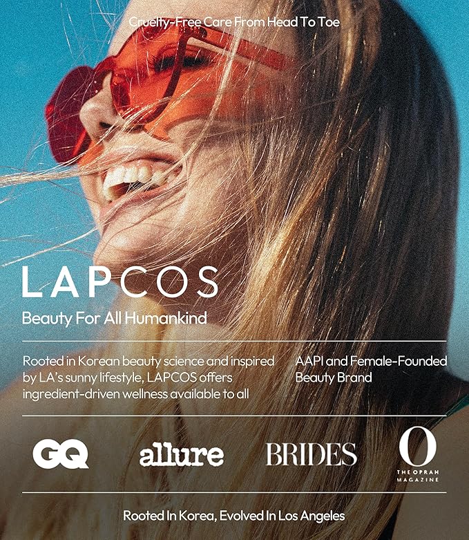 LAPCOS Cica Sheet Mask, Daily Face Mask with Cantella Plant Extract to Regenerate and Revitalize Skin, Korean Beauty Favorite, 5-Pack