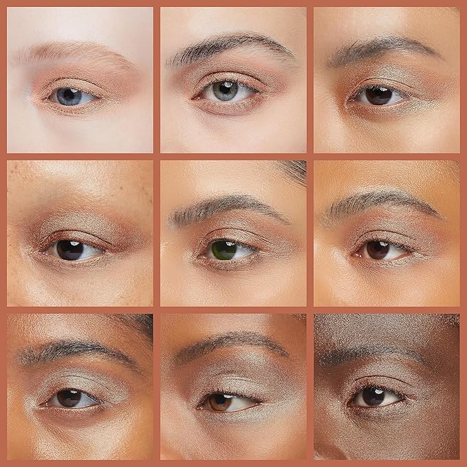 FOCALLURE Shimmer and Matte Cream Eyeshadow Stick,Smooth Brilliant Eye Brightener Pencil for Women,Long Lasting Waterproof Eye Shadow and Liners Makeup,Merida