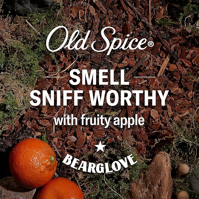 Old Spice Body Wash for Men, Bearglove, Long Lasting Lather, 24 fl oz (Pack of 4)