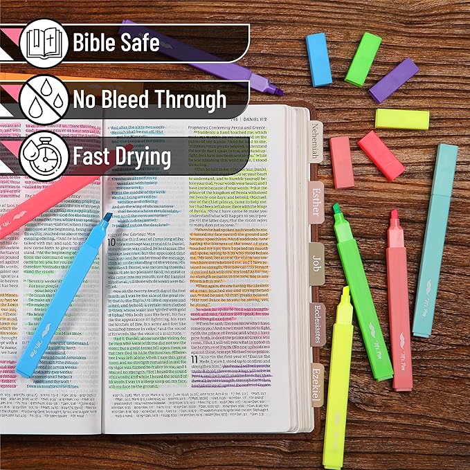 Mr. Pen- Aesthetic Highlighters, 8 pcs, Chisel Tip, Vibrant Colors, Cute Highlighters Assorted Colors, Back to School Supplies