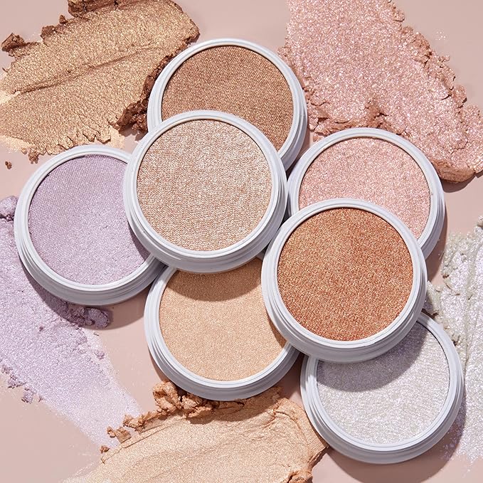 ColourPop Super Shock Highlighter Makeup - High-Pigment, Crème-Powder Face Makeup - Buildable & Blendable Formula with a Unique Bouncy Texture - Churro (0.15 oz)