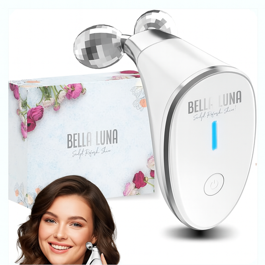 5-in-1 Microcurrent Facial Device for Face Tightening, Lifting & Wrinkle Reduction – Non-Invasive Anti Aging Tool, Jawline Shaper & Skin Lifting Face Sculpting Device for At-Home Skincare