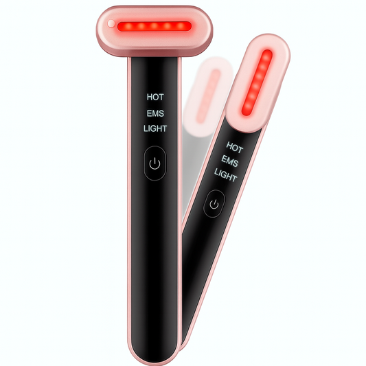 7 in 1 Eye Massager Facial Relaxation, Suitable for Family Travel Outing Eye Massage, Facial Massager, Black