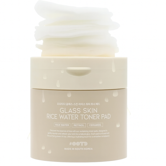 Toner Pads for Dry Dull Sensitive Skin Korean, #OOTD Retinol Ceramides Strengthen Skin Barrier Smoothing Hydrating, Toner Pad 70Pads 4.05oz 120ml