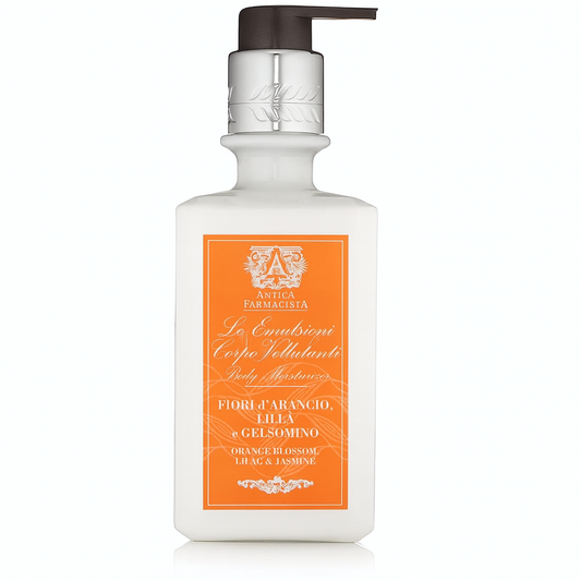 Antica Farmacista Body Moisturizer - Scented Moisturizing Lotion with Aloe Vera, Green Tea & Sweet Almond Oil - Luxury Gift for Any Occasion - Orange Blossom, Lilac & Jasmine, 10 fl oz