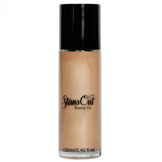 StansOut Beauty Co Bridal Glow Setting Spray | Dewy Illuminating Face Mist Fixing Spray for Makeup Finish | Long-Lasting Makeup Setting Spray for Face Paint, Dewy Finish, and Mature Skin 120ml