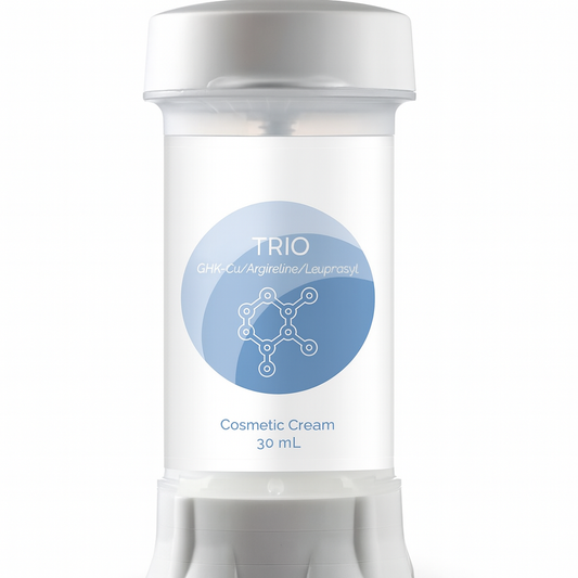 InfiniWell Trio Anti Aging Face Moisturizer & Wrinkle Cream - Advanced Triple Peptide Complex - Support Healthy Hydration Levels, Collagen & Elastin Production (30 ml)