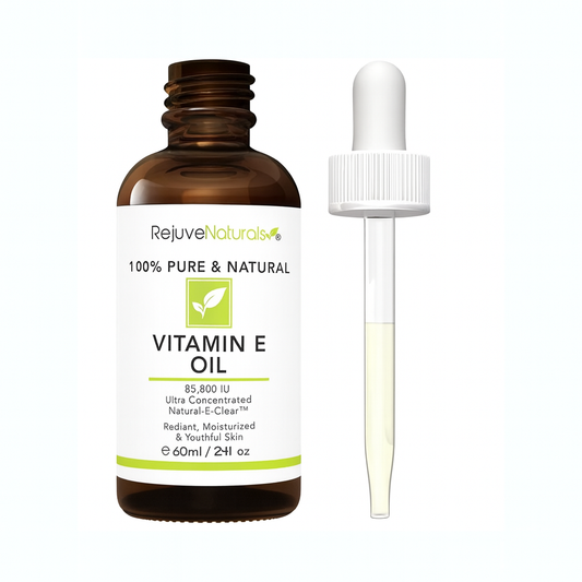 Vitamin E Oil - 100% Pure & Natural, 85,800 IU. Repair Dry, Damaged Skin from Surgery & Acne, Age Spots & Wrinkles. Boost Collagen for Moisturized, Youthful-looking Skin. d-alpha tocopherol, 2 Fl Oz