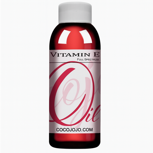 cocojojo Vitamin E Oil for Skin, Organic Vitamin E Oil for Hair, Face, Liquid Vitamin E, Vitamin E Body Oil, 100% Pure Natural Cold Pressed Unrefined, Moisturizes & Nourishes, Non GMO - 4 Oz