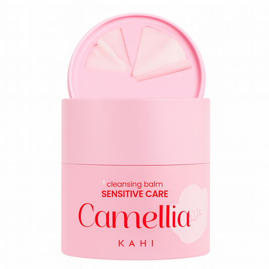 KAHI Cleansing Balm Sensitive Care Camellia - Gentle Makeup Remover Balm with Camellia Seed Oil & Vitamin E - Korean Skincare with Only 10 Ingredients 1.69 oz