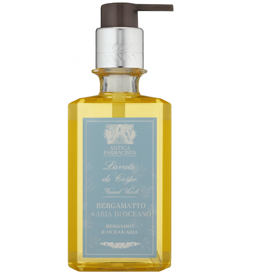 Antica Farmacista Hand & Body Wash - Luxury Nourishing Body Wash - Hydrating Hand Cleansing Wash - Bath & Body Gift - Bergamot & Ocean Aria, 10 fl oz